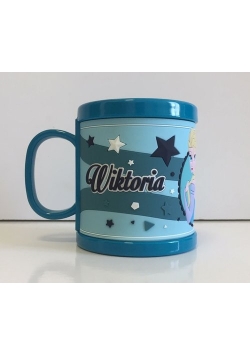 Kubek imienny dla dziecka Kraina Lodu Wiktoria