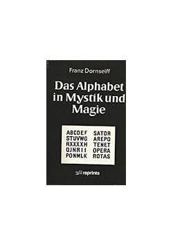 Das Alphabet in Mystik und Magie reprint