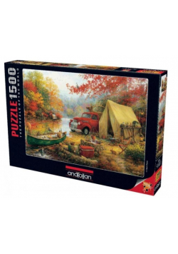 Puzzle 1500 Biwak nad rzeką