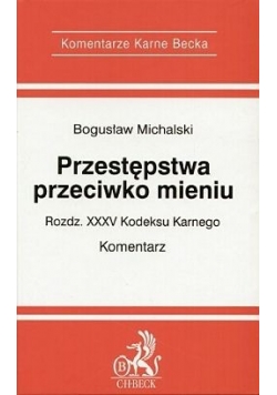 Przestępstwa przeciwko mieniu