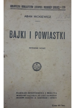 Bajki i Powiastki , 1919 r.