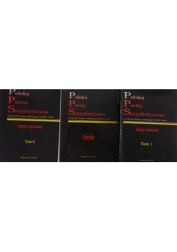 Polska Partia Socjalistyczna w latach wojny i okupacji 1939-1945, Tom I-II, Aneks