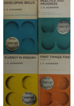 New concept english, zestaw 4 książek