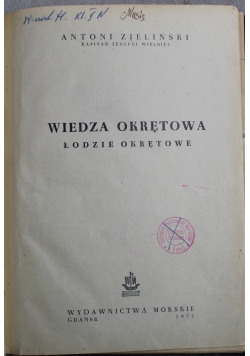 Wiedza okrętowa