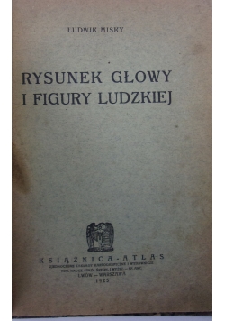 Rysunek głowy i figury ludzkiej, 1925 r.