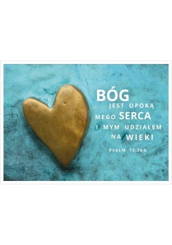 Kartka - Bóg jest opoką mego serca