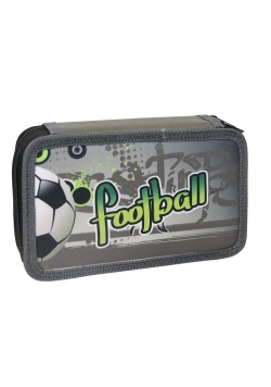 Piórnik 2-komorowy z wyposażeniem Football