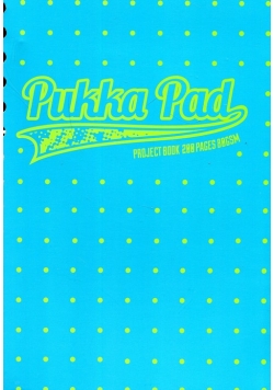Kołozeszyt A5 Project Book w kratkę 200 kartek niebieski neon