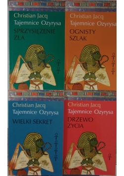 Christian Jacq - zestaw 4 książek