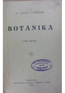 Botanika, 1913 r.