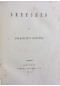 Sketches by Boz, 1843 r.