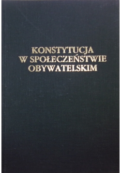 Konstytucja w społeczeństwie obywatelskim