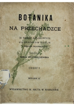 Botanika na przechadzce 1914r.
