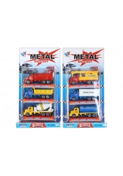 Auto budowlane metalowe 10cm 3el