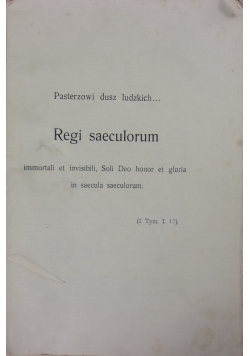 Teologia Pasterska, ok.1911 r.