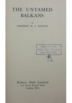 The Untamed Balkans ,1942 r.