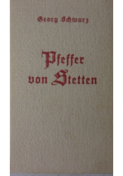 Pfeffer von Stetten