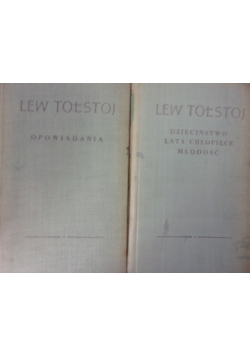 Dzieciństwo, lata chłopięce, młodość/Opowiadania