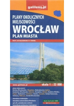 Plan miasta - Wrocław i okolice 1:22 000
