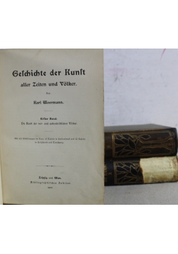 Geschichte der Kunst aller Zeiten und Volker 3 tomy ok. 1911 r.