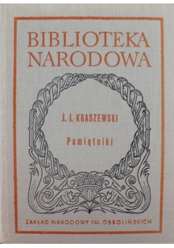Kraszewski Pamiętniki