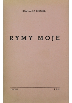 Rymy moje