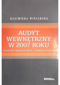 Audyt wewnętrzny w 2007 roku