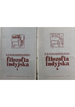 Filozofia indyjska Tom I i II