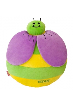 Pszczoła poduszka fiolet 30cm