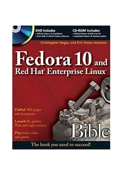 Fedora  10 and Red Hat enterprise linux, + płyta CD i DVD
