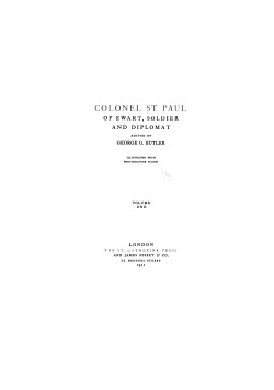 Colonel St. Paul of Ewart Soldier & Diplomat 1911 r.