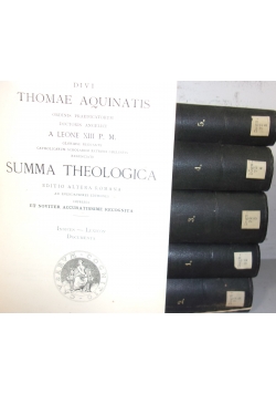 Summa Theologica I- VI 1937 r.