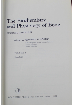 The Biohemistry and  Physiology of bone second  edition  volume 2