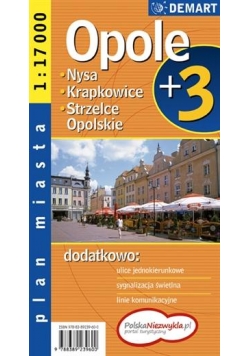 Plan miasta Opole +3 1:17 000 DEMART
