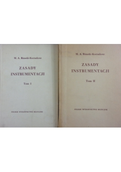 Zasady Instrumentacji Tom I i II