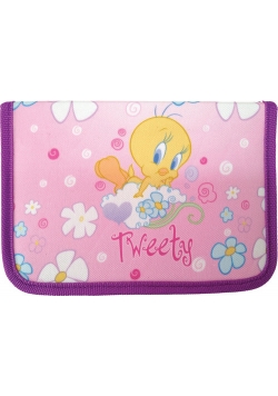 Piórnik 1 suwakowy 2 klapowy Tweety
