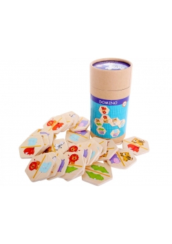 Domino - Zwierzęta w tubie
