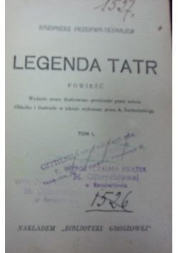 Legenda Tatr, ok. 1927 r.