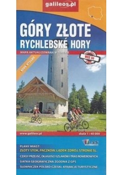 Mapa turystyczna - Góry Złote/Rychlebskie 1:40 000