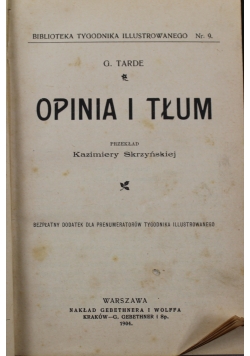 Opinia i tłum 1904 r.
