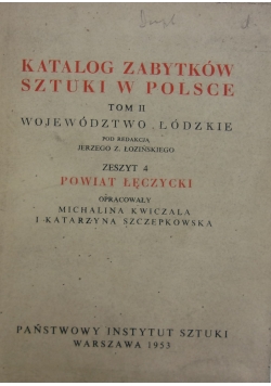 Katalog zabytków sztuki w Polsce tom II