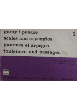 Gamy i pasaże na fortepian cz. 1