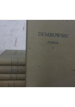 Pisma Tom od 1 do 5