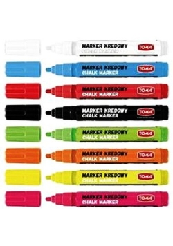 Marker kredowy 4,45mm display 20 sztuk
