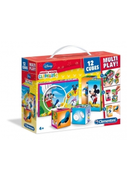 Klocki 12 Multiplay Klub Przyjaciół Myszki Mickey