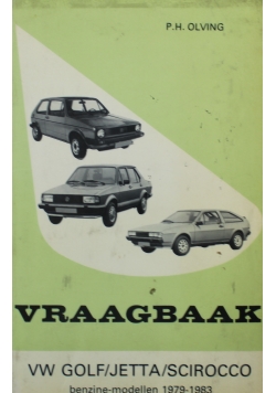 Vraagbaak VW Golf Jetta Scirocco