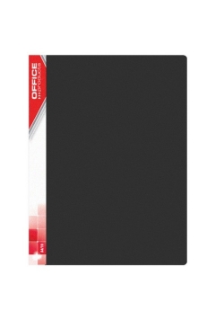 Teczka ofertowa OFFICE PRODUCTS, PP, A4 40 koszulek czarna
