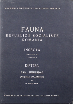 Fauna Republicii Socialiste Romania Insecta Volumul XI