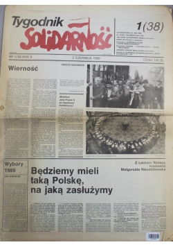 Tygodnik Solidarność nr 1