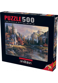 Puzzle 500 Chata w górach